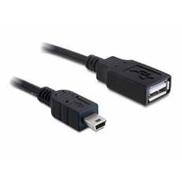 DELOCK USB-Kabel (Mini USB Typ B, USB Typ A, 0.5 m)