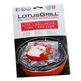 LOTUSGRILL Sacchetto di griglia GB-AL-M (Alluminio, Foglio)