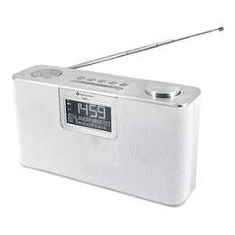 SOUNDMASTER DAB700WE Digitalradio (Silber, Weiss)