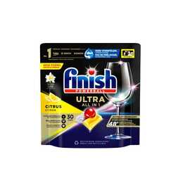 FINISH Spülmaschinenmittel Ultra All in 1 Zitrus (30 Tabs)