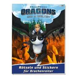 Dragons: Die 9 Welten: Rätseln und Stickern für Drachenreiter