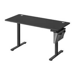 SONGMICS table d'ordinateur (120 cm x 60 cm x 72 cm, Noir)