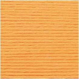 RICO DESIGN Wolle Creative Cotton Aran (50 g, Gelb, Orange)