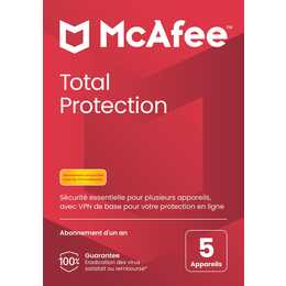 MCAFEE Total Protection (Licenza annuale, 5x, 12 Mesi, Francese)