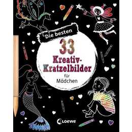 Die besten 33 Kreativ-Kratzelbilder für Mädchen