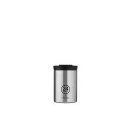 24BOTTLES Thermobecher Travel Tumbler (0.35 l, Silber, Edelstahl)