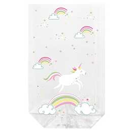 BRAUN + COMPANY Sachet cadeau (10 Stk, Transparent,  Licorne)