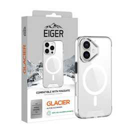 EIGER Backcover MagSafe Glacier (iPhone 16, Transparente)