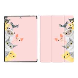 EG iPad Sleeve per Apple iPad Pro 12.9" 12.9" 12.9" - gatti cartone animato rosa