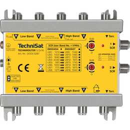 TECHNISAT 5/2x16 Amplificatori e distributori (Argento, Giallo)