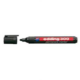 EDDING Permanent Marker 300=1 (Schwarz, 1 Stück)