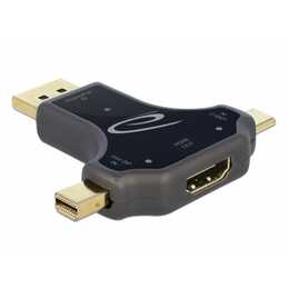 DELOCK 64060 Adaptateur vidéo (USB C, Port écran, Mini DisplayPort)