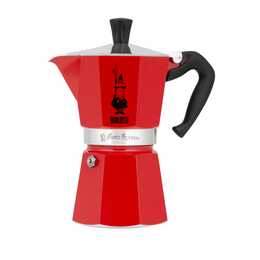 BIALETTI Moka Express (6 Tassen, Rot)