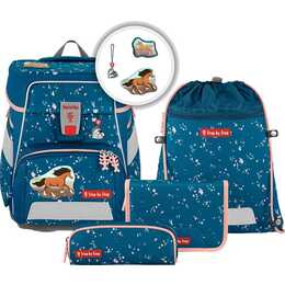 STEP BY STEP Jeu de sacoches Space Horse (20 l, Bleu)