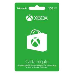 Xbox Live CHF 100 carte de crédit/cadeau (ESD, IT)