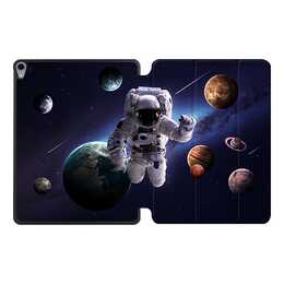 EG MTT Coque pour iPad Pro 12.9" 2018 - Espace astronaute