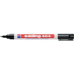 EDDING Permanent Marker 404 (Schwarz, 1 Stück)