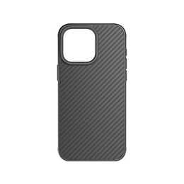 BLACK ROCK Backcover Robust Carbon (iPhone 15 Pro Max, Schwarz)