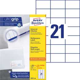 AVERY ZWECKFORM 3652-200 ultragrip (70 x 42.3 mm)