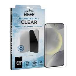 EIGER Verre de protection d'écran Mountain Glass Clear (Galaxy S24 FE, 1 pièce)