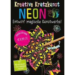 Kratzbilder für Kinder: Kreative Kratzkunst: Neon