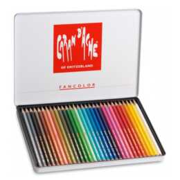 CARAN D'ACHE Crayons de couleur (Multicolore, 30 pièce)