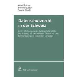 Datenschutzrecht in der Schweiz