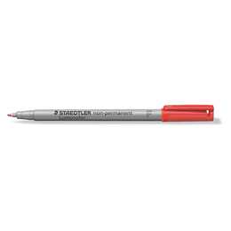 STAEDTLER Pennarello per lucidi Lumocolor 316 F (Rosso, 1 pezzo)