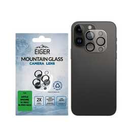 EIGER Kamera Schutzglas (iPhone 16 Pro, iPhone 16 Pro Max, 1 Stück)