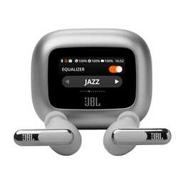 JBL BY HARMAN Live Beam 3 (ANC, Bluetooth 5.2, Argento)