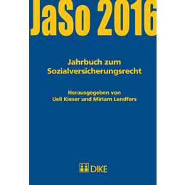 JaSo 2016: Jahrbuch zum Sozialversicherungsrecht 2016