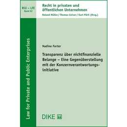 Transparenz über nichtfinanzielle Belange - Eine Gegenüberstellung mit der Konzernverantwortungsinitiative