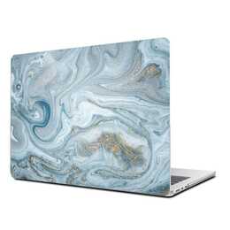 EG Coque rigide (MacBook Air 13" M2 2022, Marbre, Bleu)