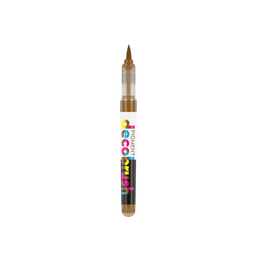 KARIN Kreativmarker Pigment Deco Brush (Braun, 4 Stück)