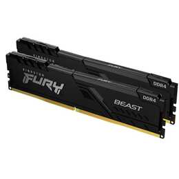 HYPERX Fury Beast KF426C16BBK2/16 (2 x 8 Go, DDR4-SDRAM 2666 MHz, DIMM 288-Pin)