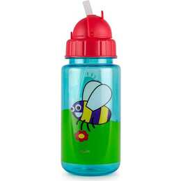 TUM TUM Bottiglia per bambini Bugs (0.35 l, Verde, Rosso, Blu)