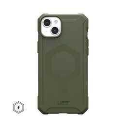 URBAN ARMOR GEAR Backcover (iPhone 15, iPhone 15 Plus, Noir, Vert)