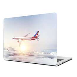 EG Hardcase (Macbook Air 15" M3 2024, Flugzeuge, Weiss)