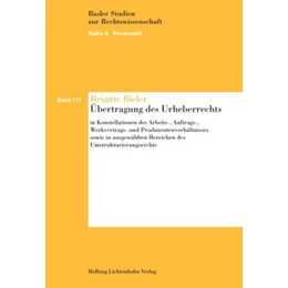 Die Übertragung des Urheberrechts