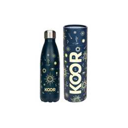 KOOR Bottiglia sottovuoto Magico (0.5 l, Giallo, Blu scuro, Multicolore)