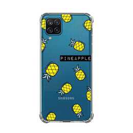 EG Backcover (Galaxy A12, Ananas, Transparente)