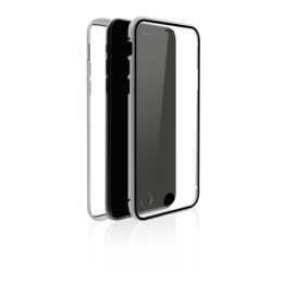 BLACK ROCK Hardcase 360 (iPhone 7, iPhone 8, Silber, Transparent)