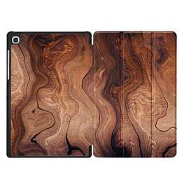 EG MTT Housse pour Samsung Galaxy Tab S5e 10.5" 2019 - grain de bois