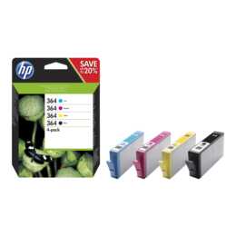 HP 364 (Gelb, Schwarz, Magenta, Cyan, Multipack)