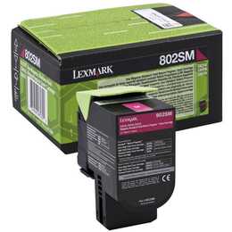 LEXMARK 80C2SM0 (Cartouche individuelle, Magenta)