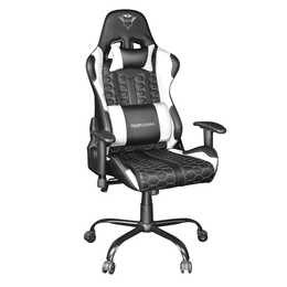 TRUST Gaming Stuhl GXT708W Resto (Schwarz, Weiss)