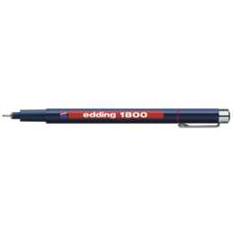 EDDING Profipen 1800 Traceur fin (Rouge, 1 pièce)