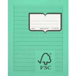 NATURA LINE Cahier (B5, Ligné, Vert, FSC)