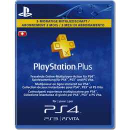 PlayStation Plus Live Card 90 Giorno (PKC, FR, IT, DE)