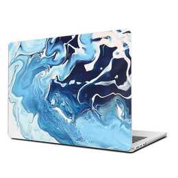 EG Hardcase (MacBook Air 13" M2 2022, Marmo, Blu)